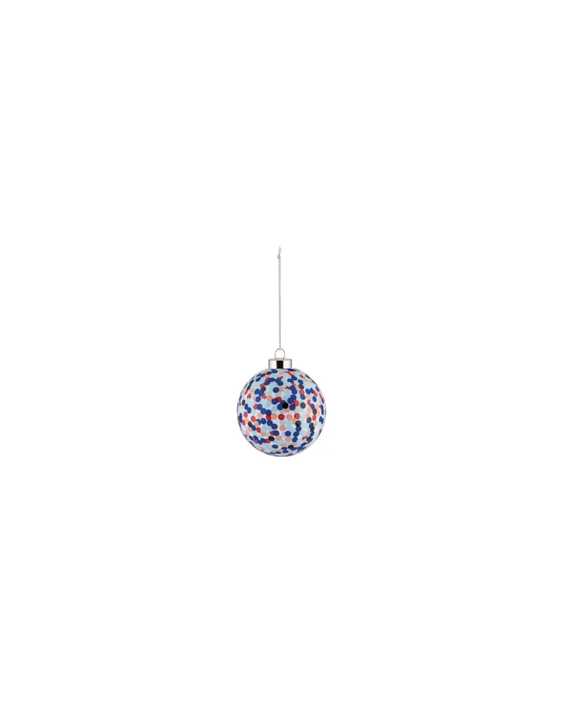 Alessi Weihnachtskugel Proust - Blau - geblasenes Glas - Designer Alessandro Mendini 