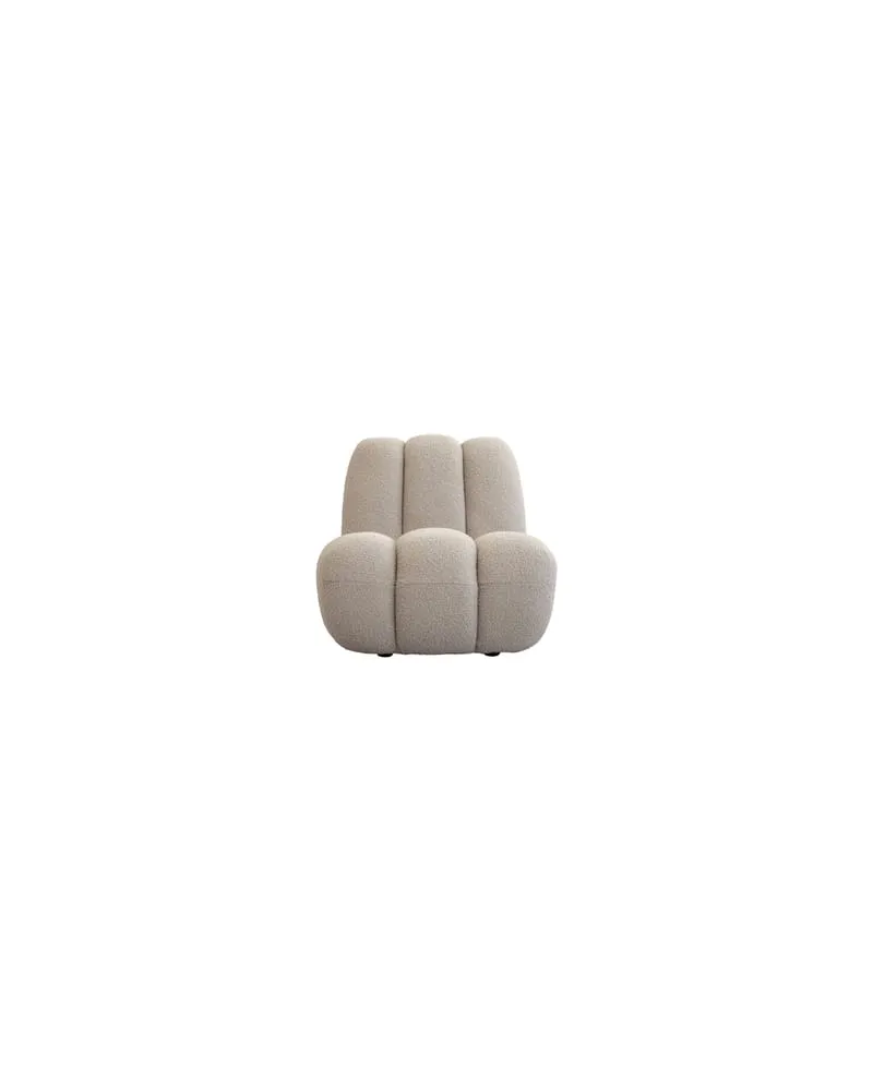 101 Copenhagen Gepolsterter Sessel Toe - Beige - Schlingenpol - Designer Tommy Hyldahl 