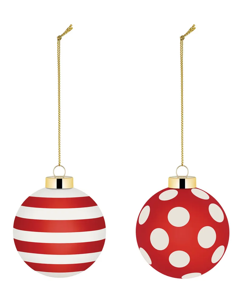 Alessi Weihnachtskugel Delight - Rot - geblasenes Glas - Designer Nika Zupanc 