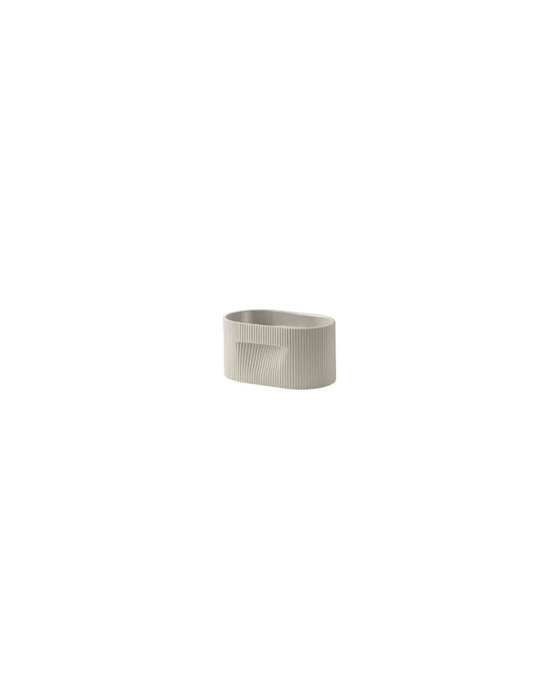 Muuto Blumentopf Ridge - Beige - Terrakotta - Designer Studio Kaksikko 