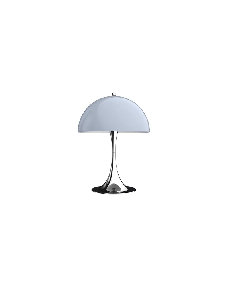 Louis Poulsen Tischleuchte Panthella - Grau - Gussaluminium - Designer Verner Panton 