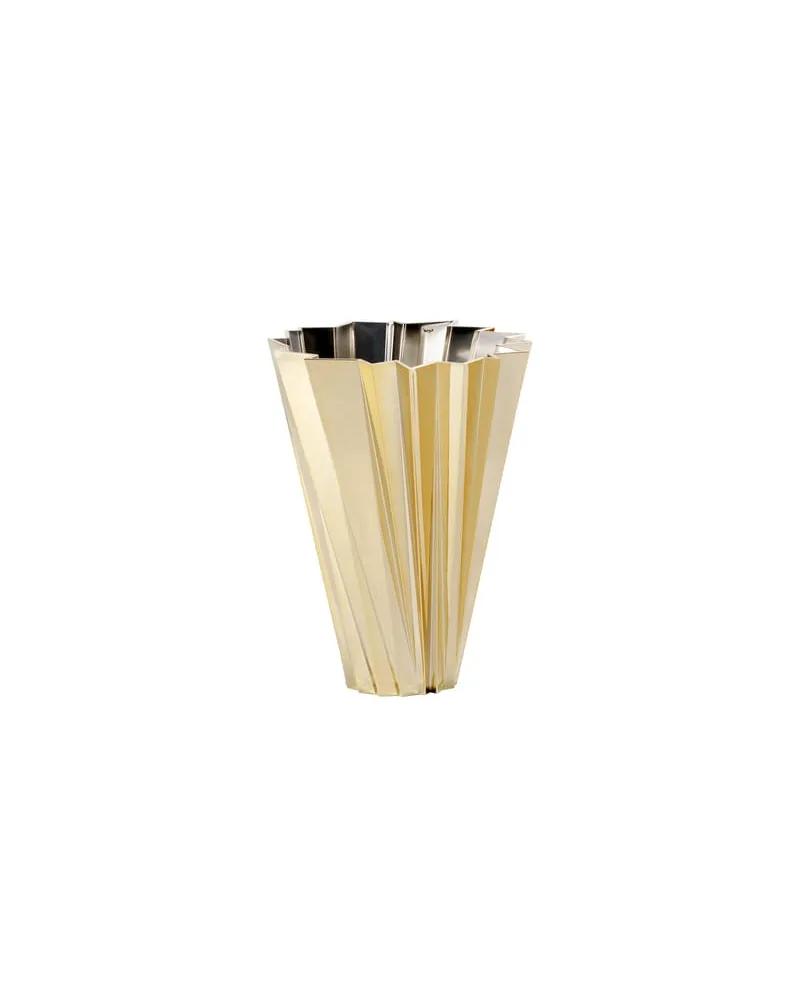 Kartell Vase Shanghai - Gold - PMMA - Designer Mario Bellini 