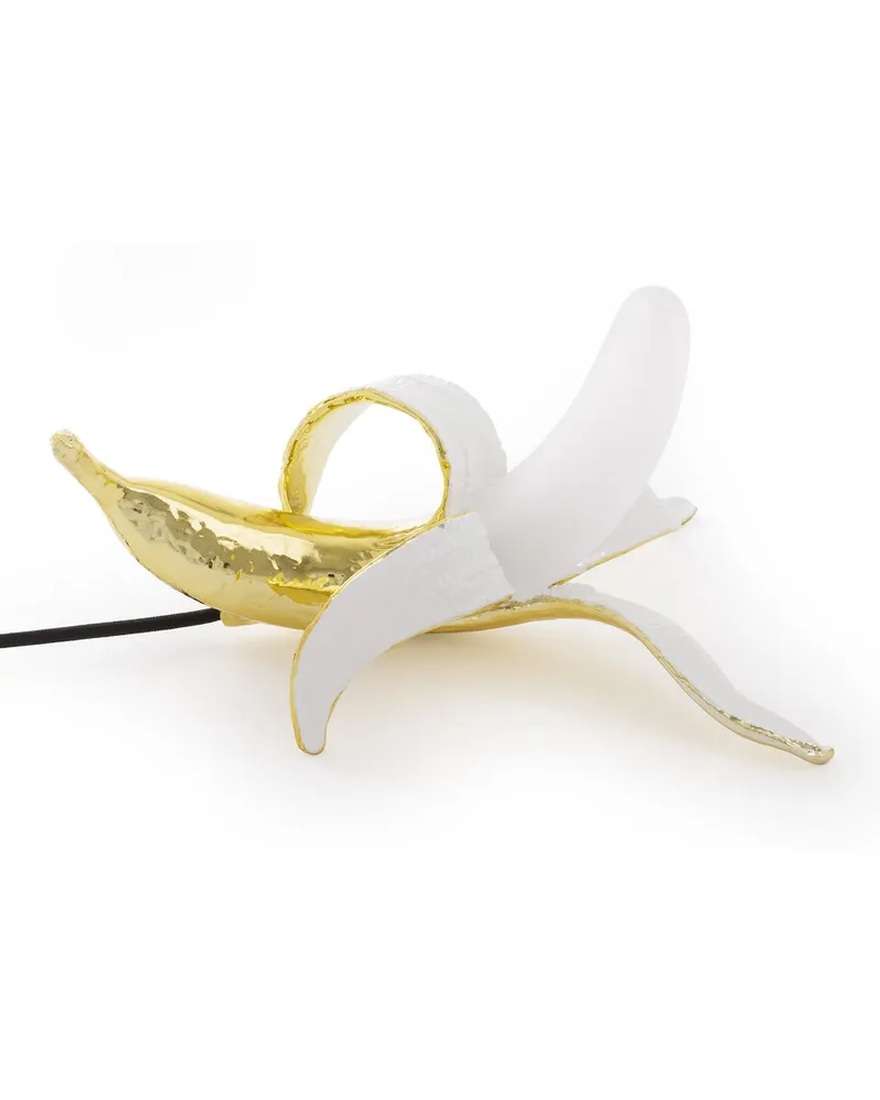 Seletti Tischleuchte Banana - Gold - Harz - Designer Studio Job 