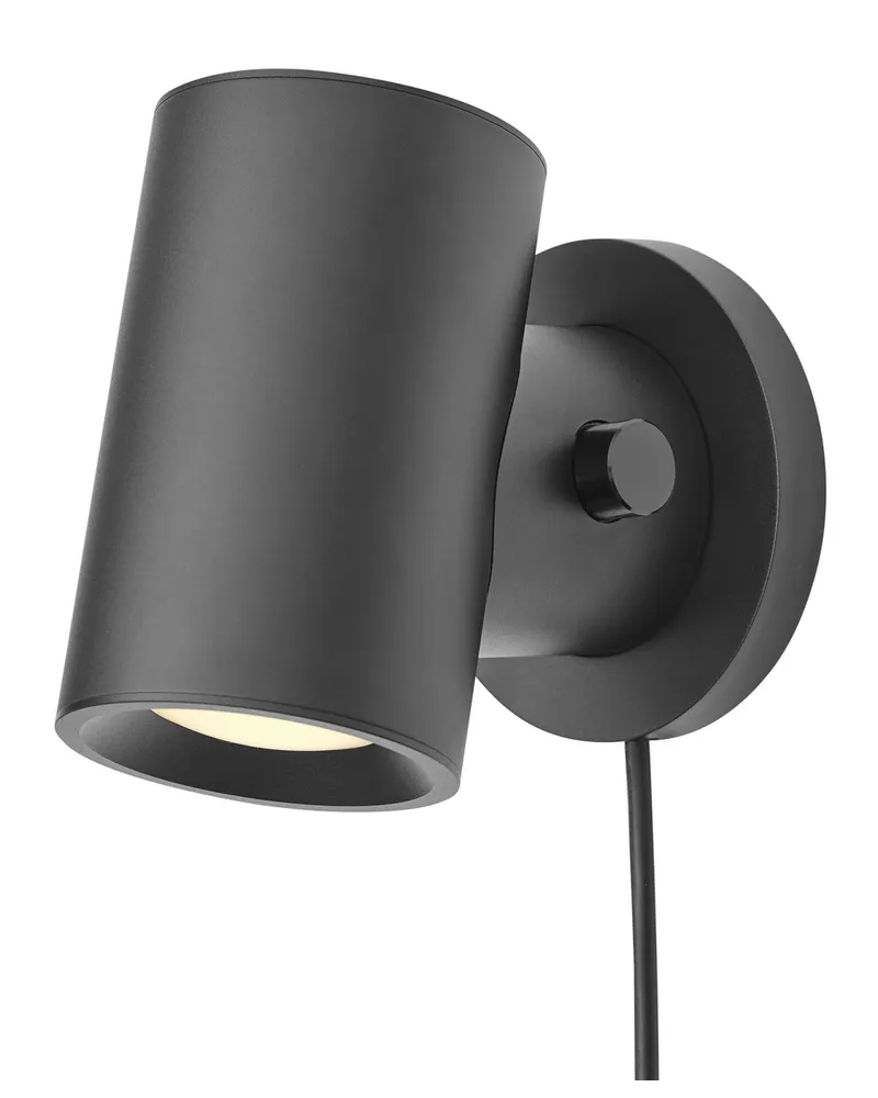 Muuto Wandleuchte mit Stromkabel Beam - Metall - Aluminium - Designer Tom Chung 