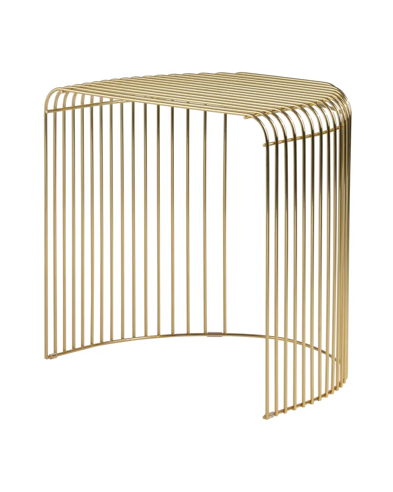 AYTM Beistelltisch Curva - Beige - Stahl 