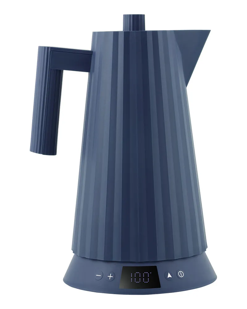 Alessi Wasserkocher Plissé - Weiß - thermoplastisches Harz - Designer Michele de Lucchi 