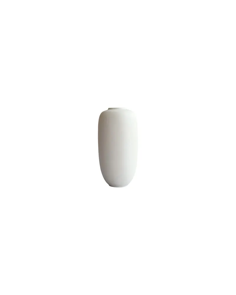 101 Copenhagen Vase Sunao - Weiß - emaillierte Keramik - Designer Tommy Hyldahl 