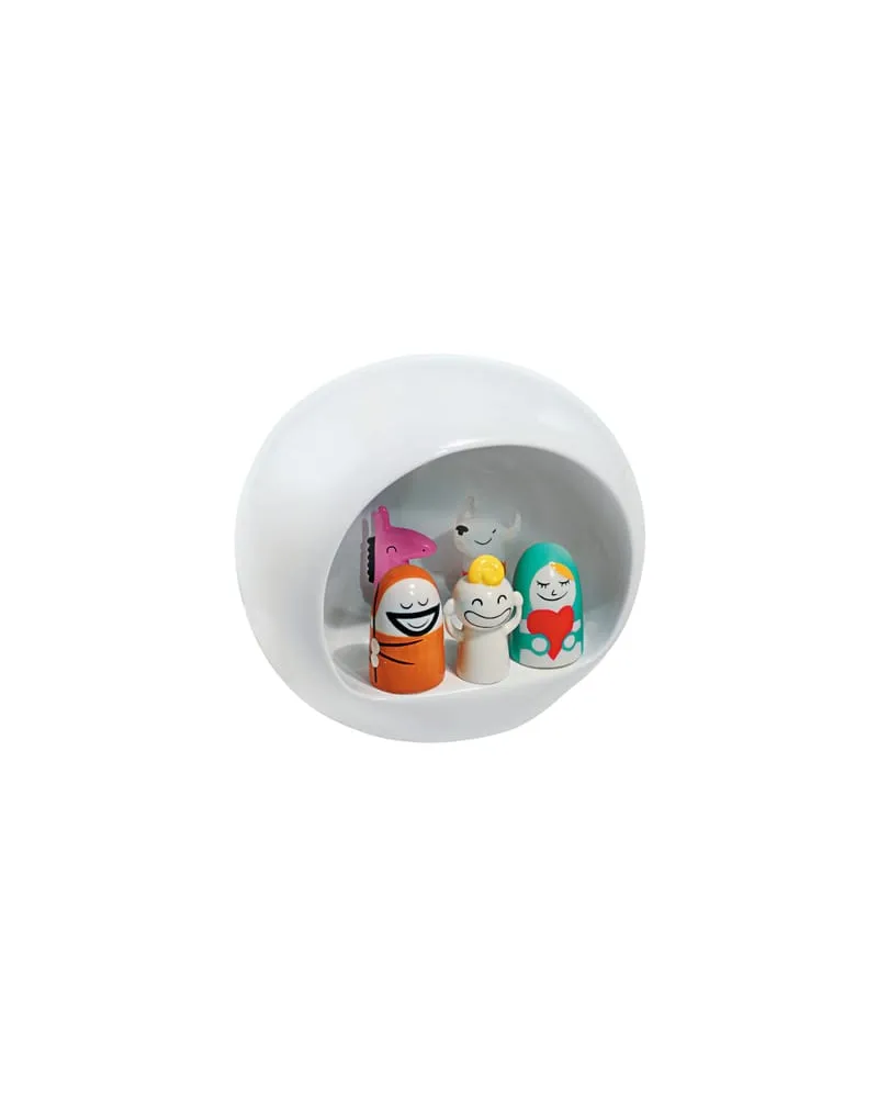 Alessi Krippe Crèche & santon - Weiß - Porzellan - Designer Massimo Giacon 