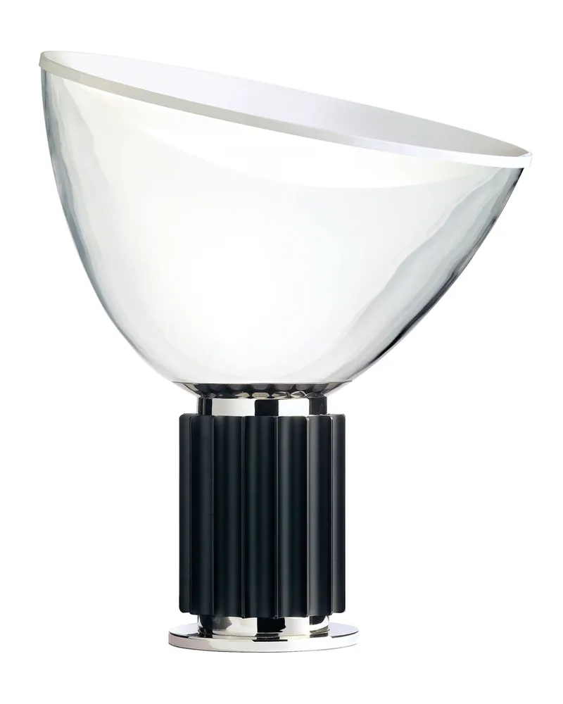 Flos Tischleuchte Taccia - Schwarz - mundgeblasenes Glas - Designer Pier Giacomo Castiglioni 