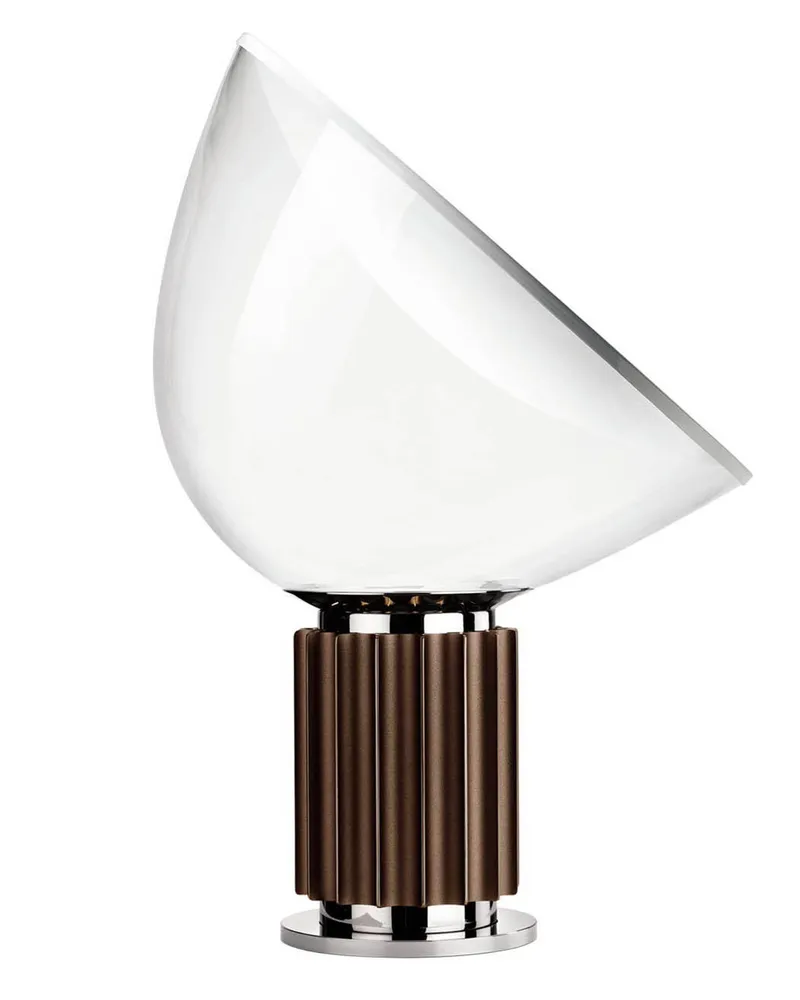 Flos Tischleuchte Taccia - Schwarz - mundgeblasenes Glas - Designer Pier Giacomo Castiglioni 