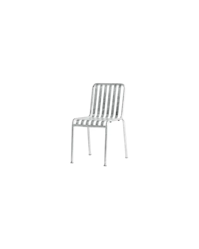 Hay Stapelbarer Stuhl Palissade - Metall - galvanisierter Stahl - Designer Ronan & Erwan Bouroullec 