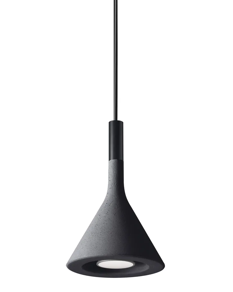 Foscarini Pendelleuchte Aplomb - Schwarz - Polycarbonat, lackiert - Designer LucidiPevere Studio 
