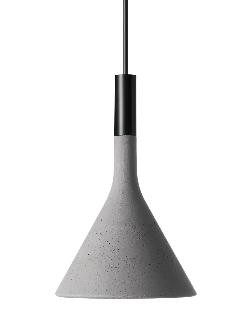 Foscarini Pendelleuchte Aplomb - Schwarz - Polycarbonat, lackiert - Designer LucidiPevere Studio 
