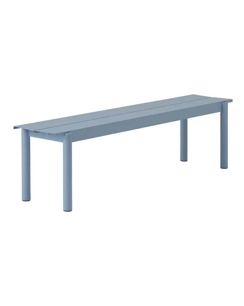 Muuto Bank Linear - Blau - Aluzinc - Designer Thomas Bentzen 