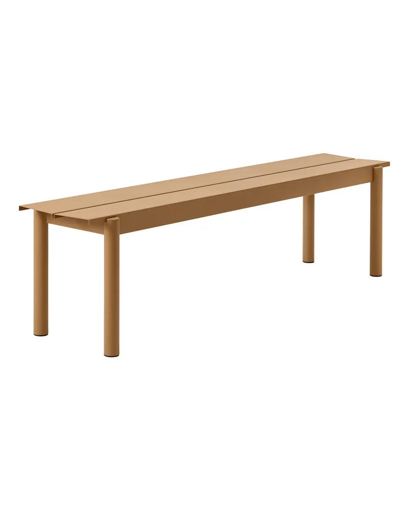 Muuto Bank Linear - Blau - Aluzinc - Designer Thomas Bentzen 
