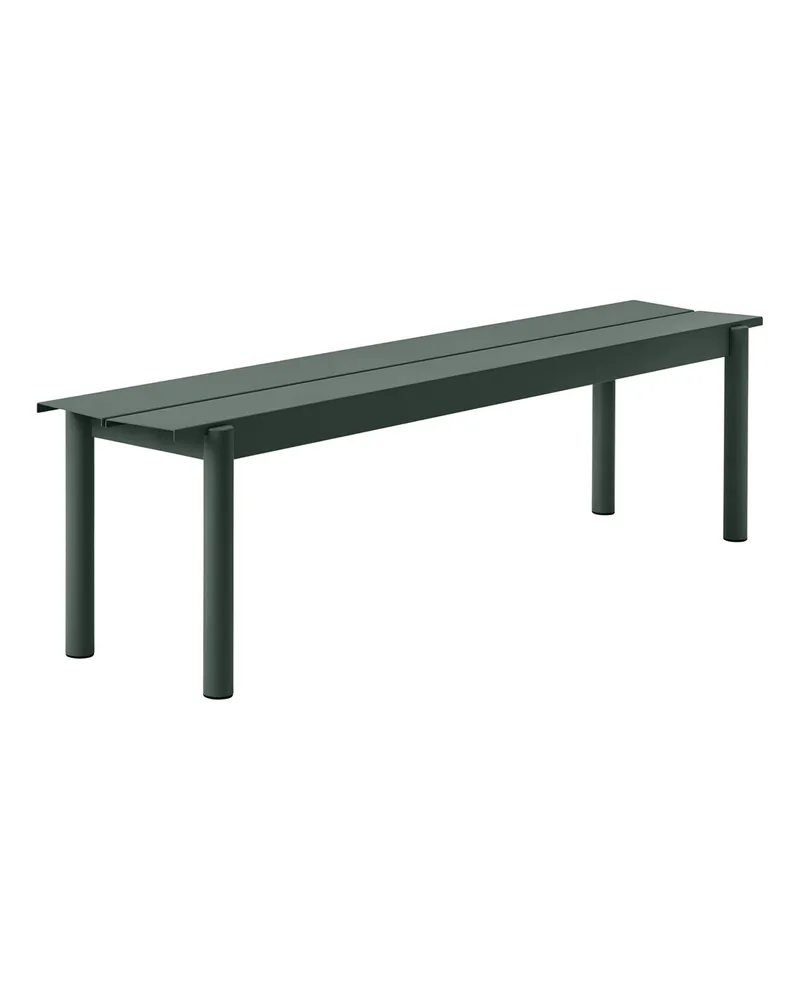 Muuto Bank Linear - Blau - Aluzinc - Designer Thomas Bentzen 