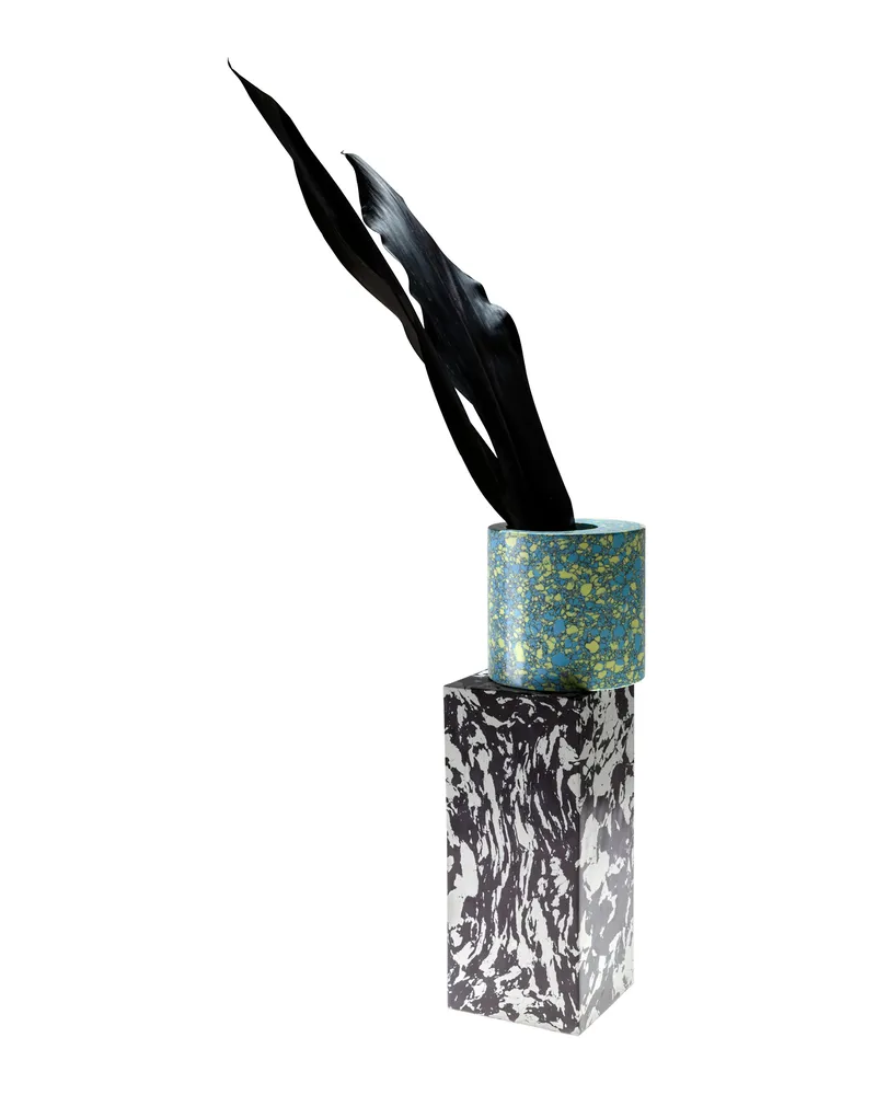 Tom Dixon Vase Swirl - Schwarz - Pigmente - Designer Tom Dixon 