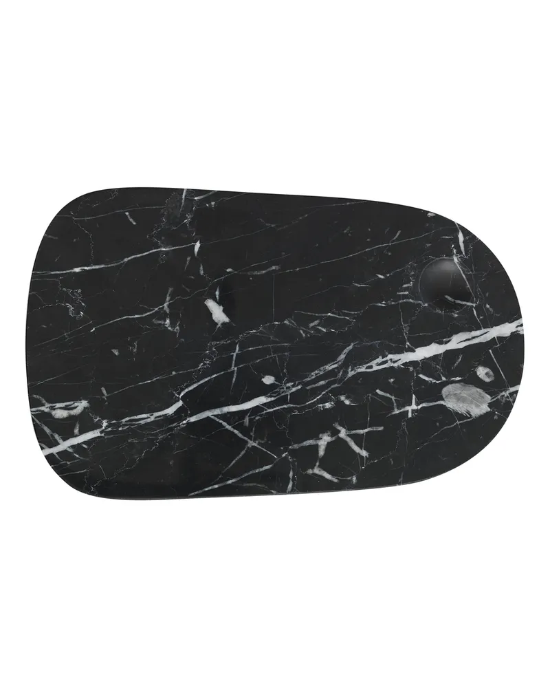 Normann Copenhagen Schneidebrett Pebble - Schwarz - Marmor, poliert - Designer Simon Legald 