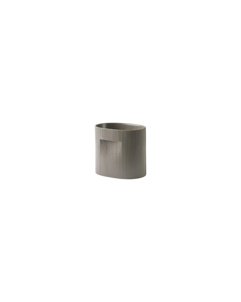 Muuto Blumentopf Ridge - Braun - Terrakotta - Designer Studio Kaksikko 