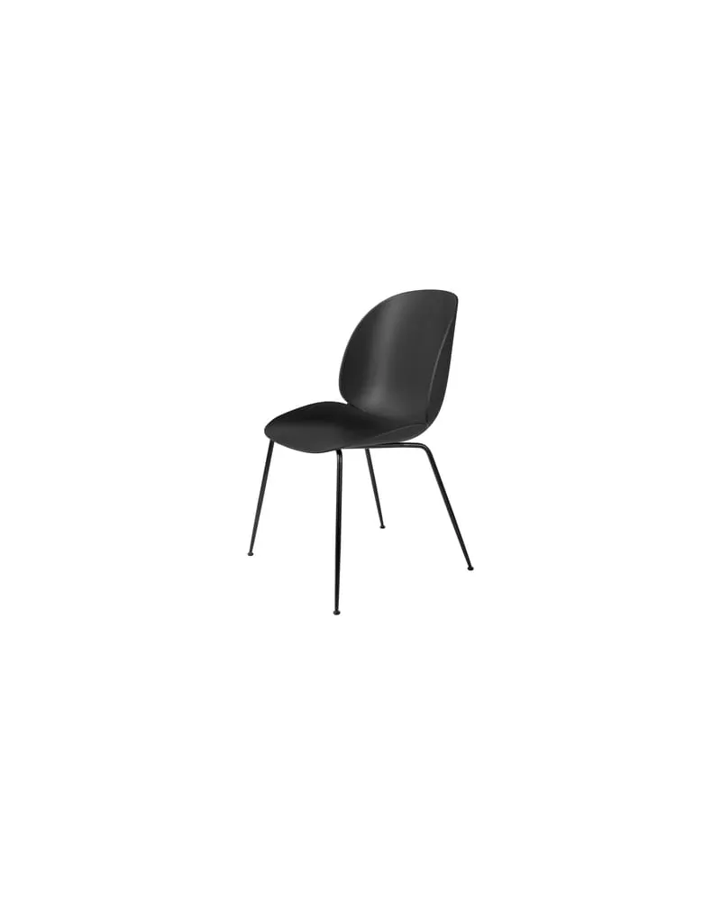 Gubi Stuhl Beetle - Schwarz - lackierter Stahl - Designer GamFratesi 
