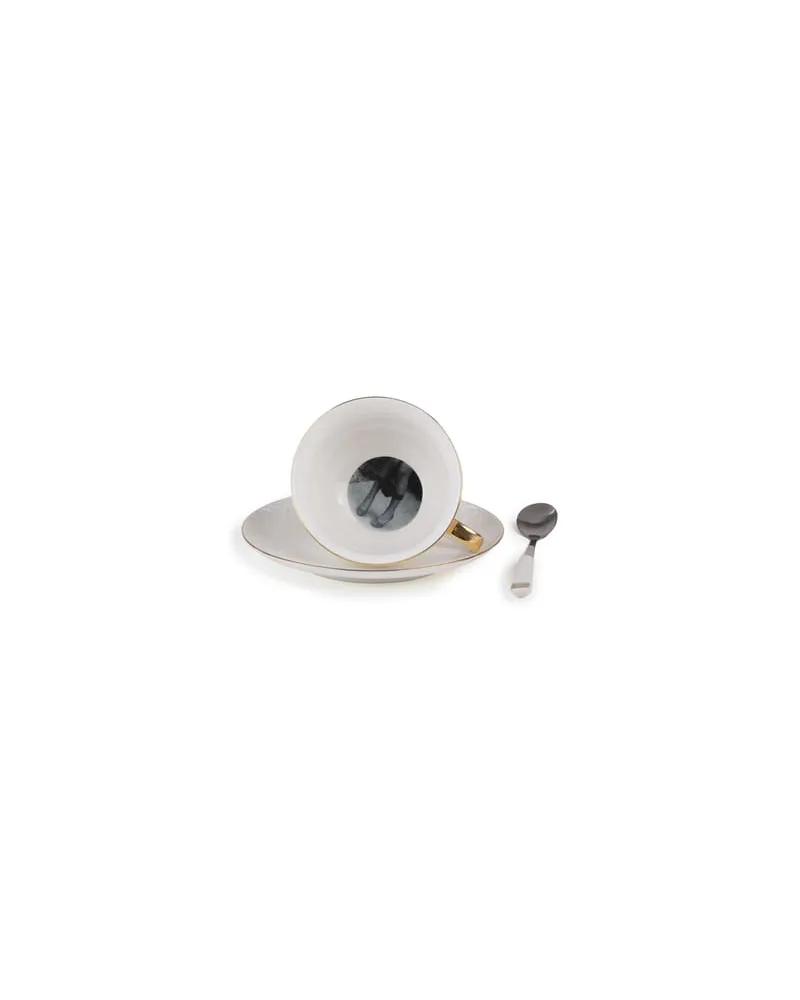 Seletti Teetasse Guiltless - Weiß - Feines Porzellan - Designer Lady Tarin 