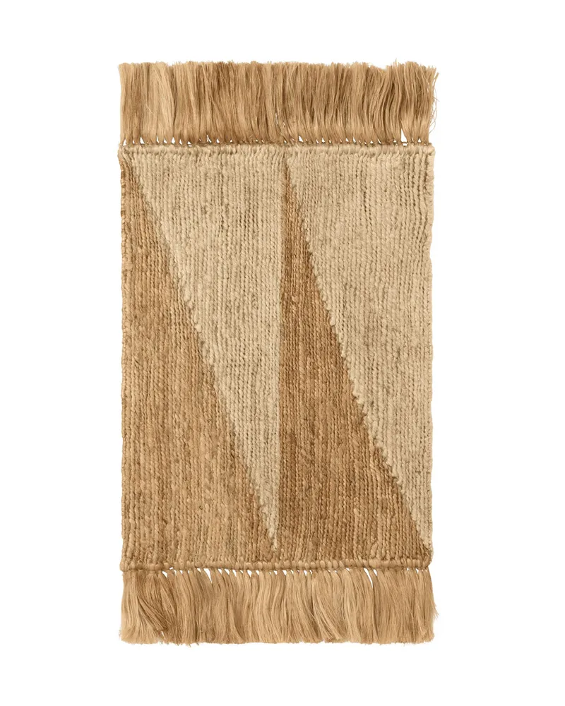 ferm LIVING Teppich Studie - Beige - Jute 