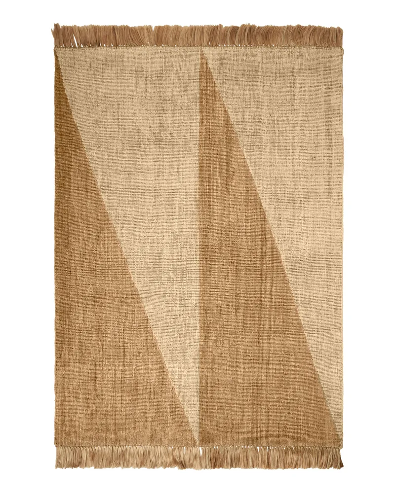 ferm LIVING Teppich Studie - Beige - Jute 