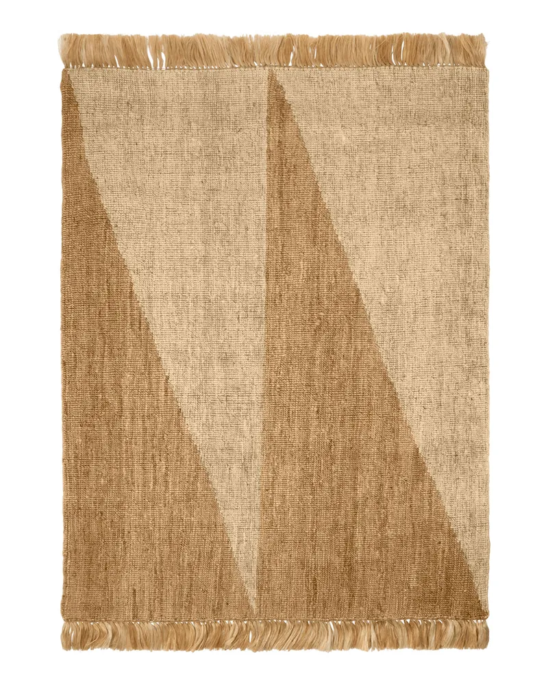 ferm LIVING Teppich Studie - Beige - Jute 