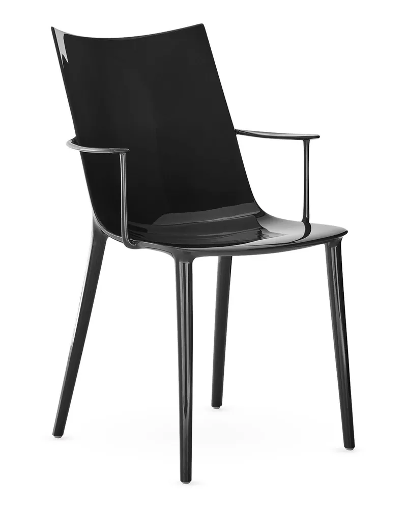 Kartell Stuhl H. H.H - Blau - Recyceltes thermoplast. Technopolymer - Designer Philippe Starck 