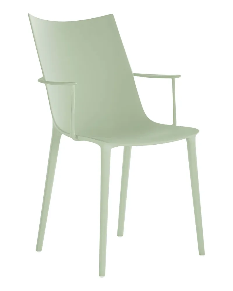 Kartell Stuhl H. H.H - Blau - Recyceltes thermoplast. Technopolymer - Designer Philippe Starck 