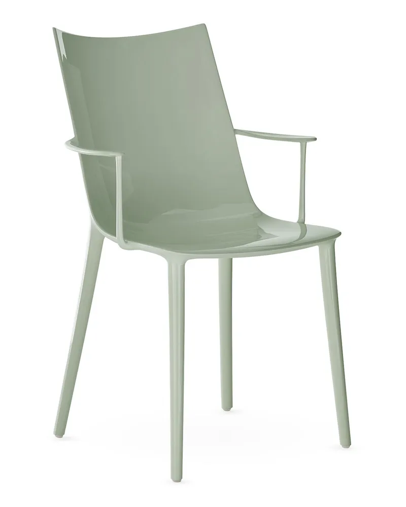 Kartell Stuhl H. H.H - Blau - Recyceltes thermoplast. Technopolymer - Designer Philippe Starck 