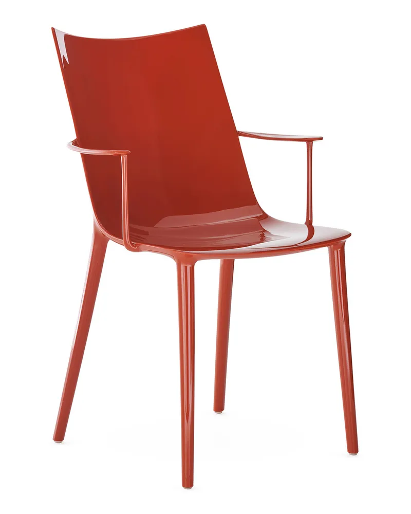 Kartell Stuhl H. H.H - Blau - Recyceltes thermoplast. Technopolymer - Designer Philippe Starck 