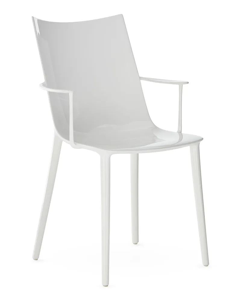 Kartell Stuhl H. H.H - Blau - Recyceltes thermoplast. Technopolymer - Designer Philippe Starck 