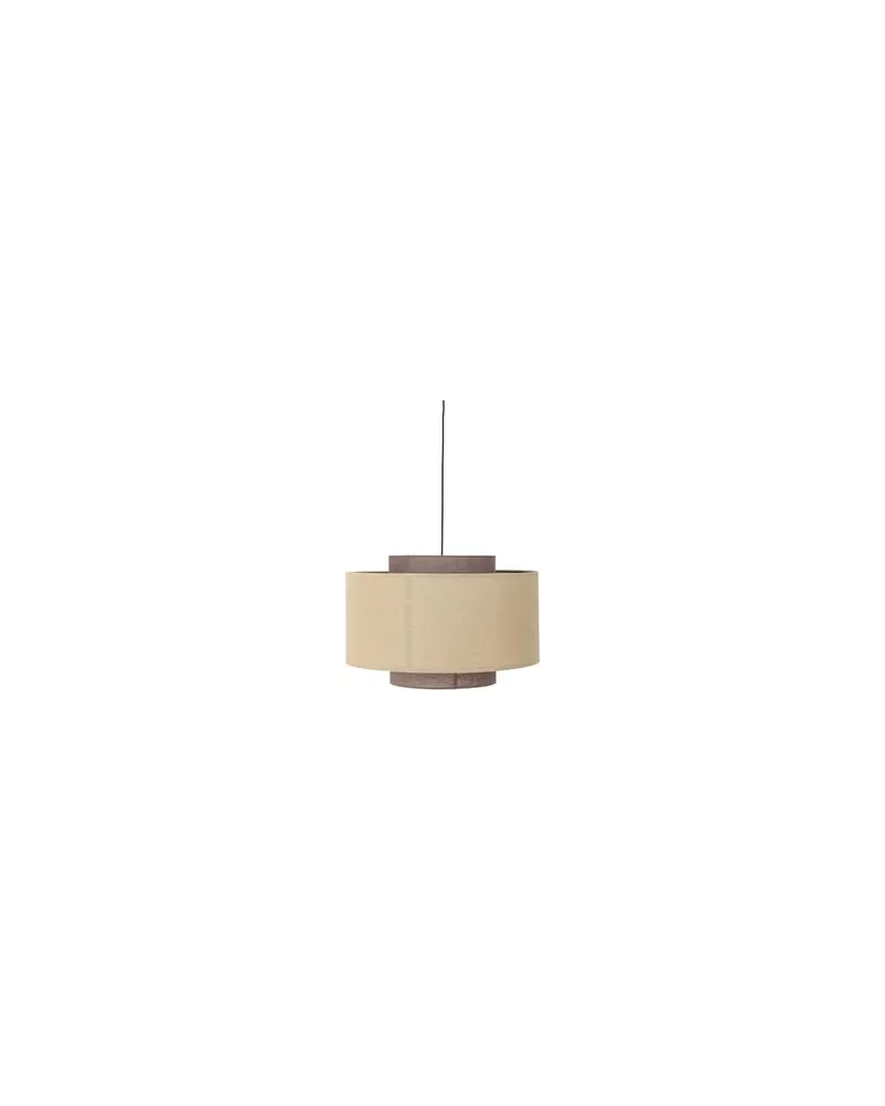 Bloomingville Pendelleuchte Janica - Beige - Eisen 