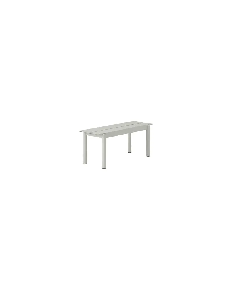Muuto Bank Linear - Grau - Aluzinc - Designer Thomas Bentzen 