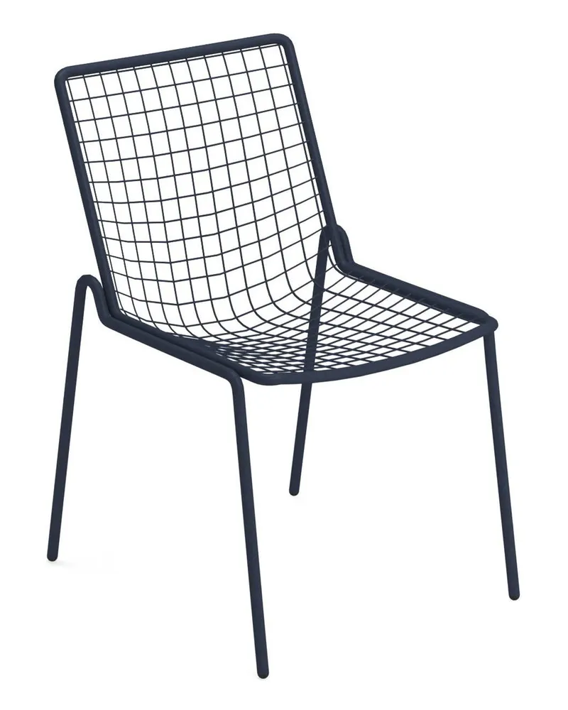 EMU Stapelbarer Stuhl Rio R50 - Blau - Stahl - Designer Anton Cristell 