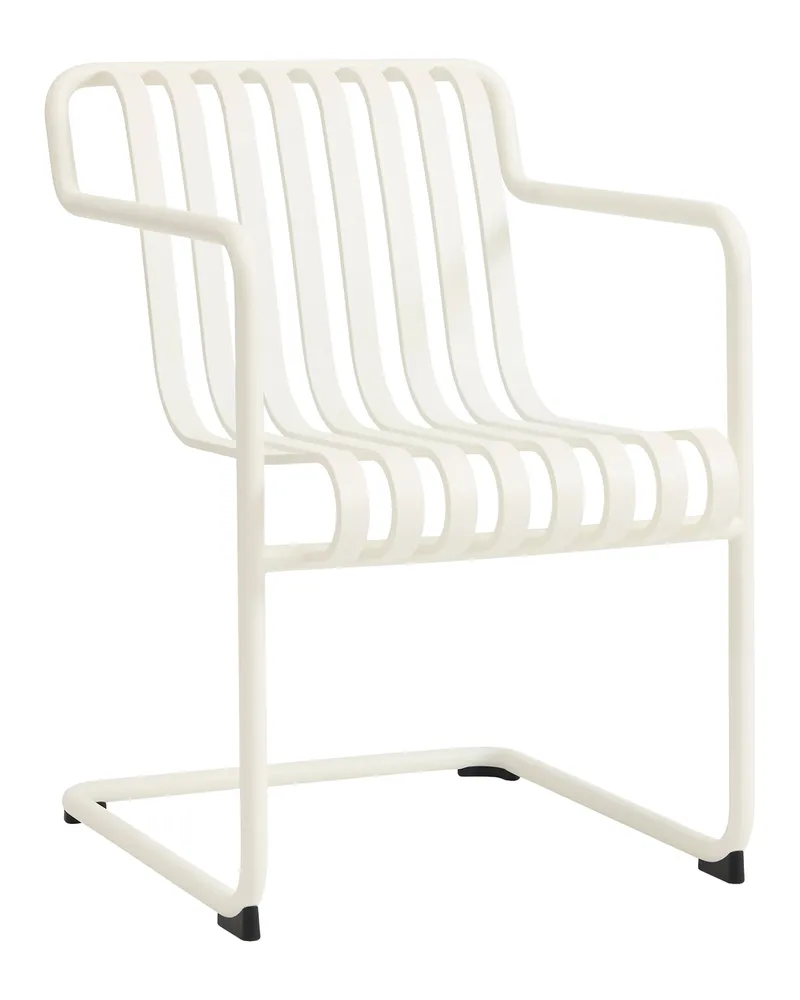 Hay Armlehnstuhl Palissade - Grau - thermolackierter Stahl - Designer Ronan & Erwan Bouroullec 