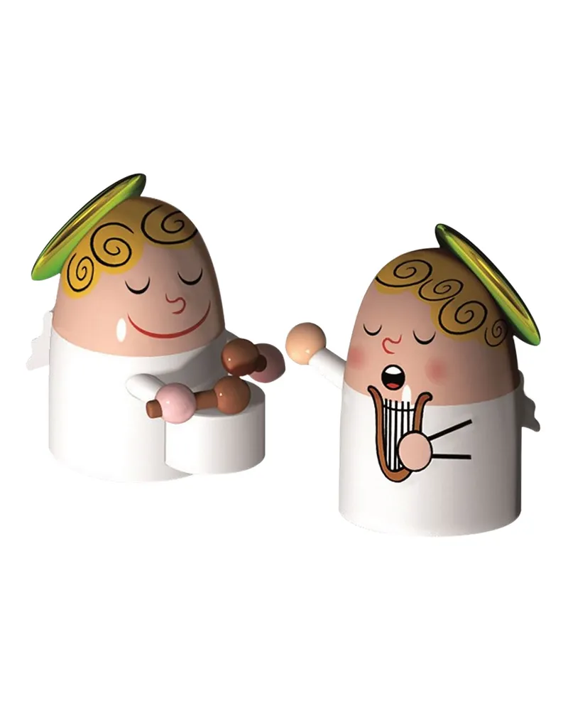 Alessi Krippe Crèche & santon - Weiß - Porzellan - Designer Massimo Giacon 