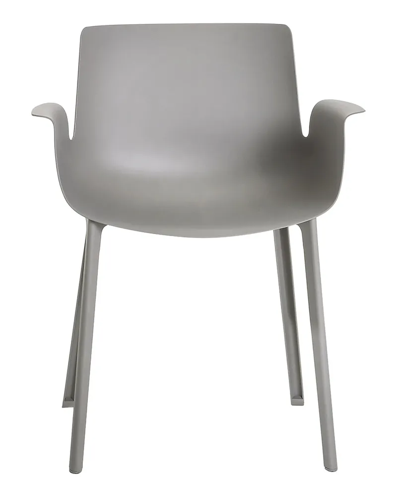 Kartell Sessel Piuma - Grau - Verbundpolymer, thermoplastisch - Designer Piero Lissoni 