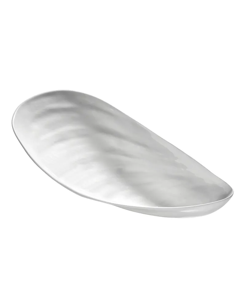 Serax Servierplatte Les objets Moulversants - Schwarz - emailliertes Porzellan - Designer Wouters & Hendrix 