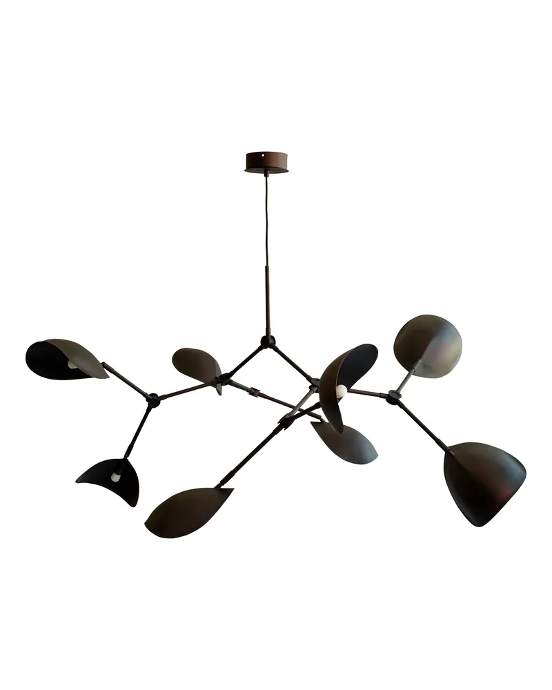101 Copenhagen Pendelleuchte Stingray - Silber - verchromtes Aluminium - Designer Tommy Hyldahl 