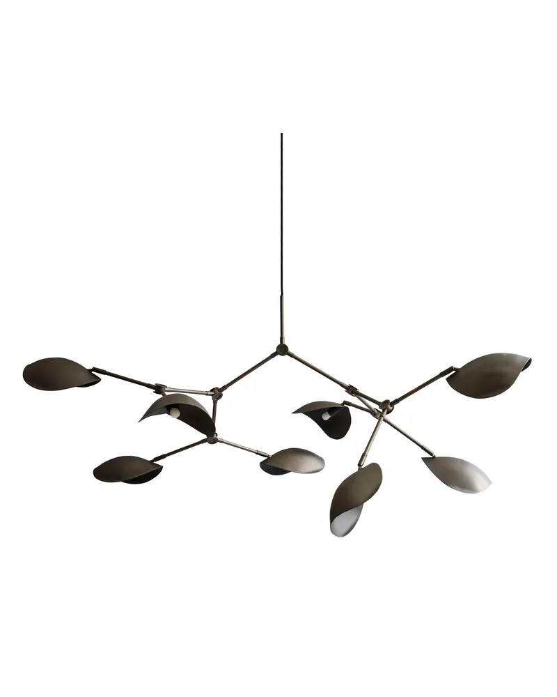 101 Copenhagen Pendelleuchte Stingray - Silber - verchromtes Aluminium - Designer Tommy Hyldahl 