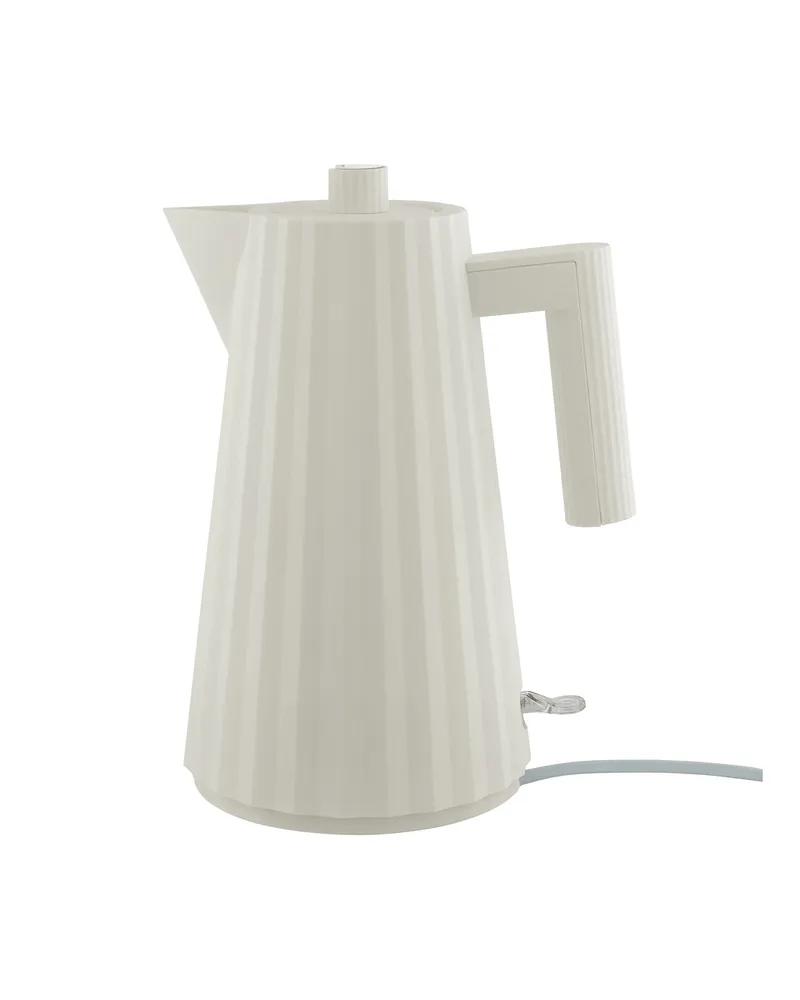 Alessi Wasserkocher Plissé - Weiß - thermoplastisches Harz - Designer Michele de Lucchi 