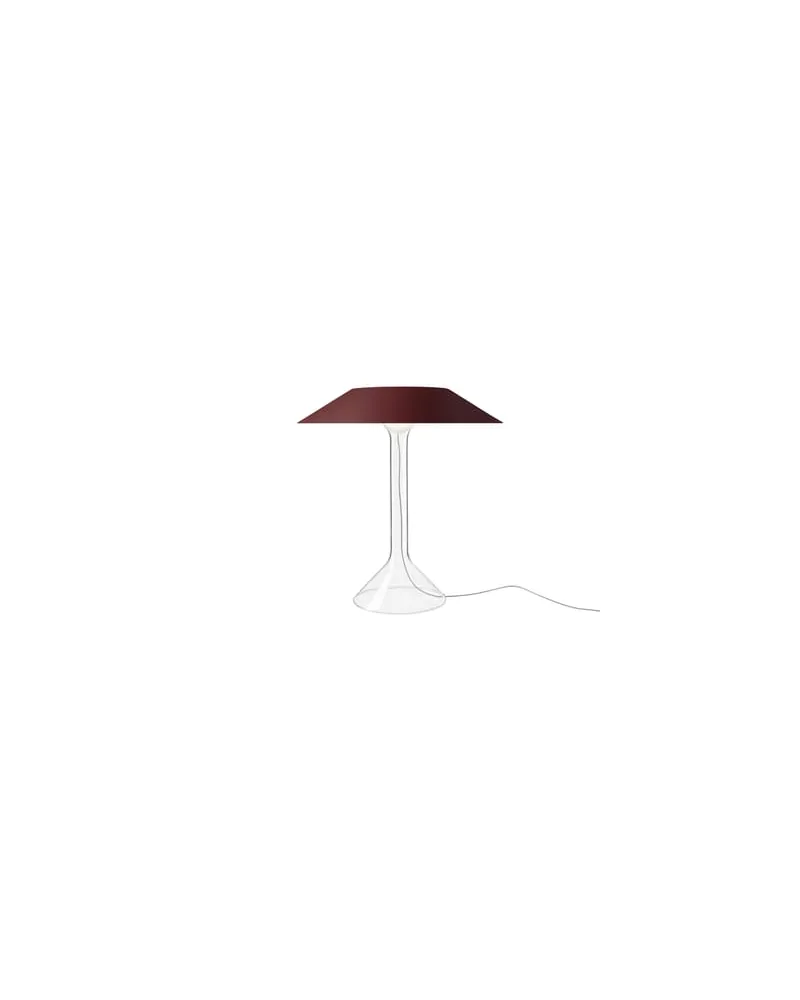Foscarini Tischleuchte Chapeaux - Rot - Borosilikatglas - Designer Rodolfo Dordoni 