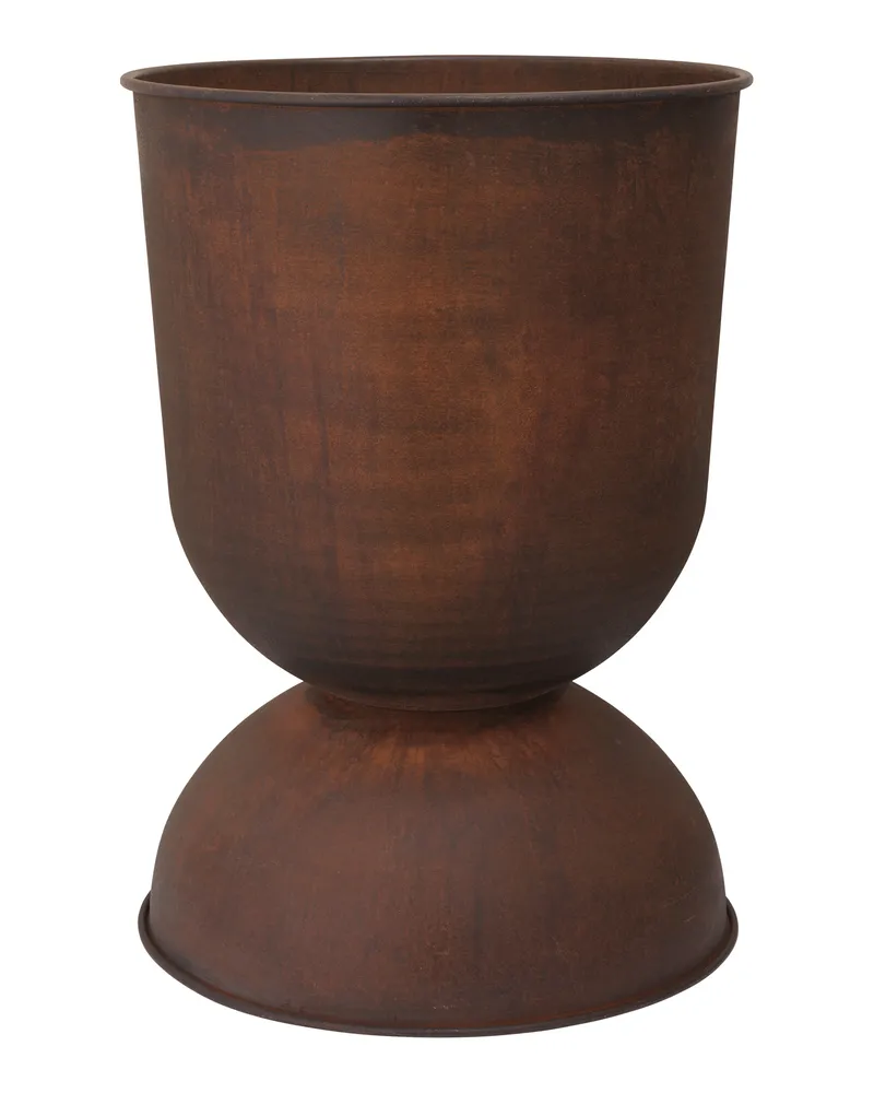 ferm LIVING Blumentopf Hourglass - Silber - Aluminium - Designer Trine Andersen 