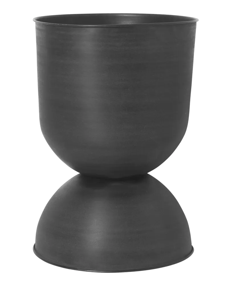 ferm LIVING Blumentopf Hourglass - Silber - Aluminium - Designer Trine Andersen 