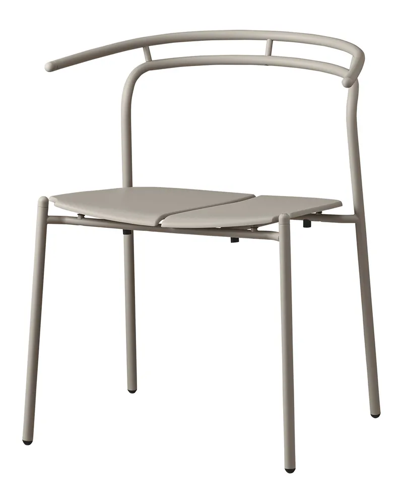 AYTM Stapelbarer Sessel Novo - Grün - Thermolackiertes Aluminium - Designer Rasmus Falkenberg 
