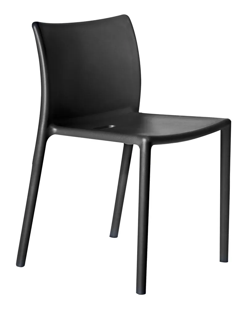 Magis Stapelbarer Stuhl Air- - Schwarz - Glasfaserverstärktes Polypropylen - Designer Jasper Morrison 