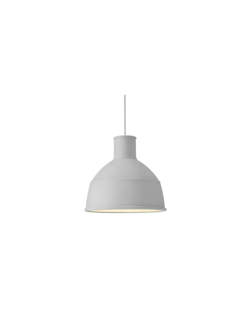 Muuto Pendelleuchte Unfold - Grau - Silikon - Designer Form Us With Love 