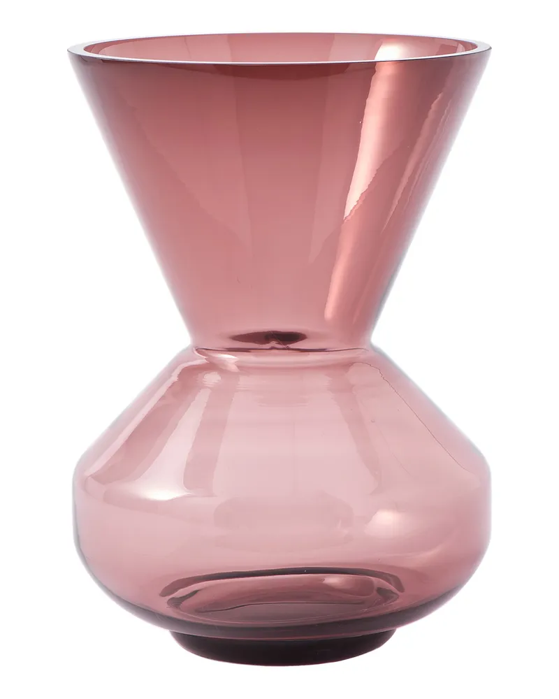 POLSPOTTEN Vase Neck - Violett - Glas 
